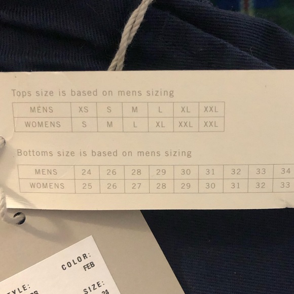 Bundle of NWT 2 pairs of RVCA gender neutral pants - Picture 3 of 8